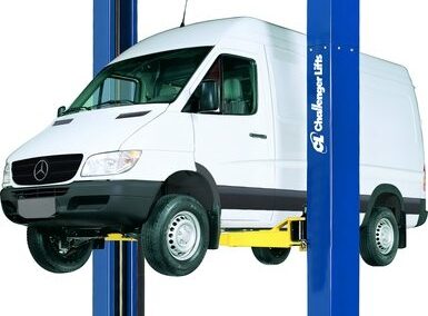 Challenger Symmetric Heavy Duty Cargo Two Post Lift Extended Height CL 15002-3S